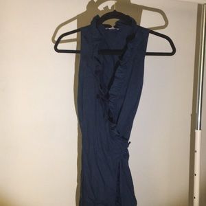 Loft Ruffle Wrap Dress